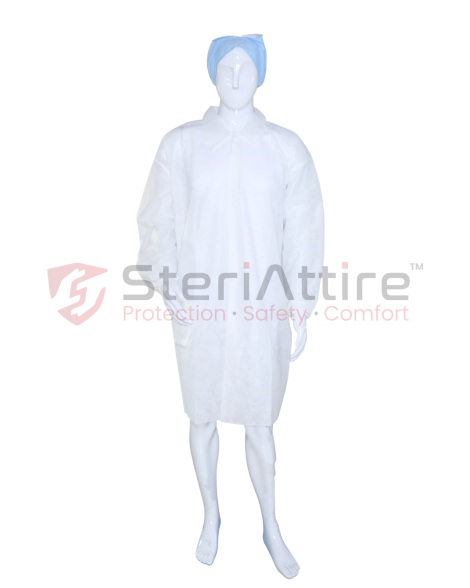 DISPOSABLE VISITOR COAT