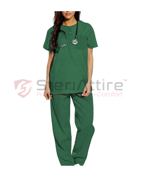 SCRUB SUIT O NECK (FEMALE)